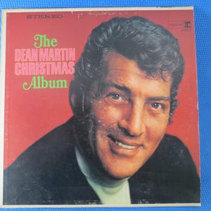 Vintage Schallplatten, DEAN MARTIN, WEIHNACHTSalbum, Weihnachtsplatten, Weihnachtsvinyl, Dean Martin-Platte, Dean Martin-Album, LP, 1968 Schallplatten