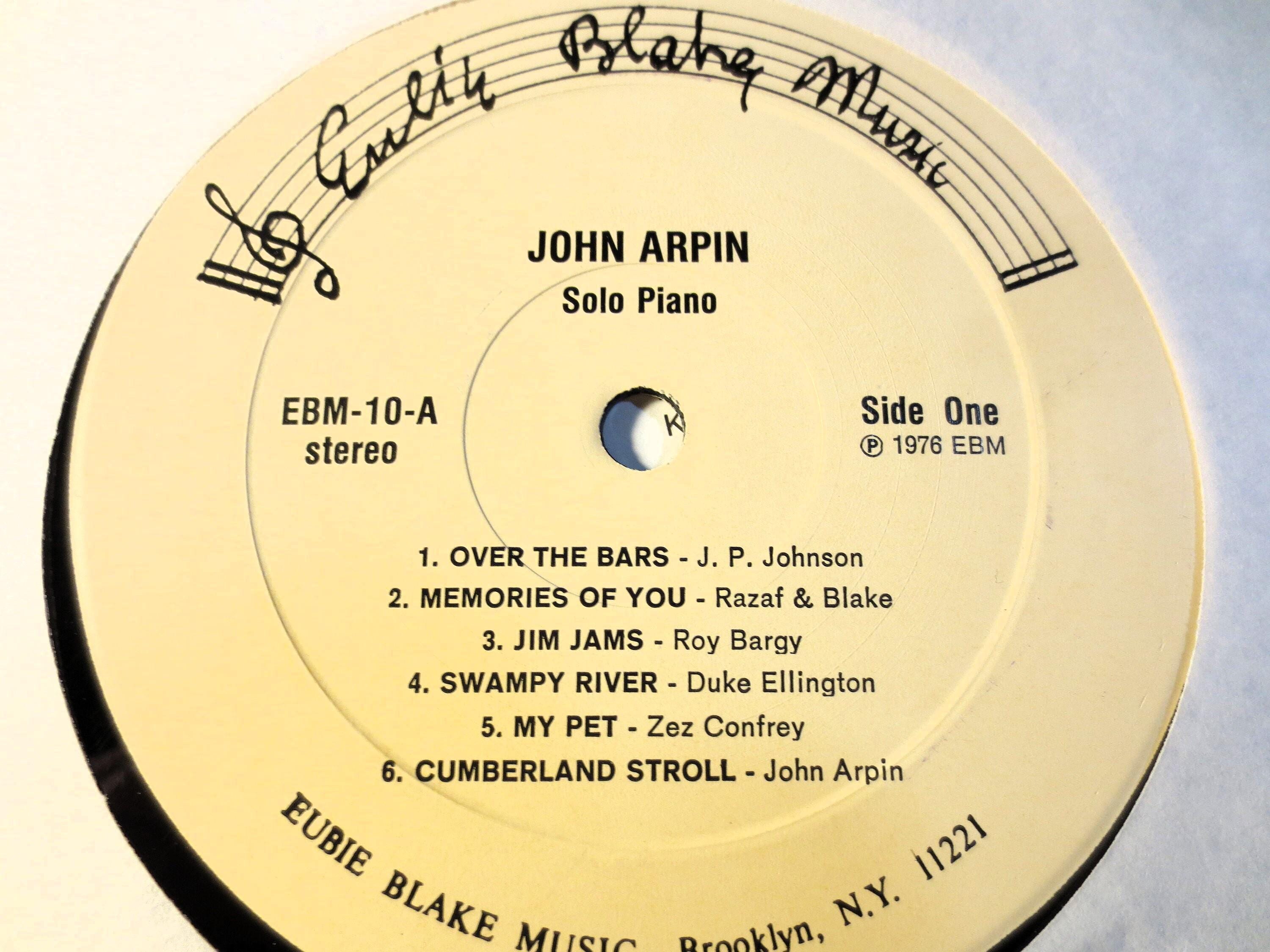 JOHN ARPIN, Solo Piano, Jazz Lp, 1976 Record, Vinyl Lp - Etsy JOHN ARPIN, Solo Piano, Jazz Lp, 1976 Record, Vinyl Lp - Etsy