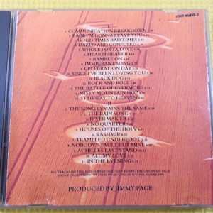 CD Vintage, CD de LED ZEPPELIN, REMASTERS, Disco 2, CD de Rock and Roll, Álbum de Led Zeppelin, Música de Led Zeppelin, Canción de Led Zeppelin, CD de Zeppelin, CD