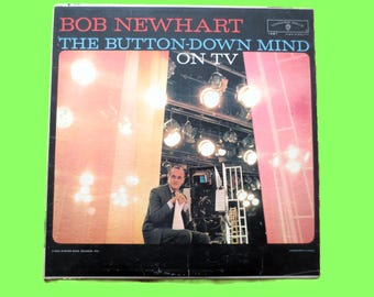 BOB NEWHART, The Buttoned-Down Mind w telewizji, album komediowy, 1962 Records, płyta winylowa