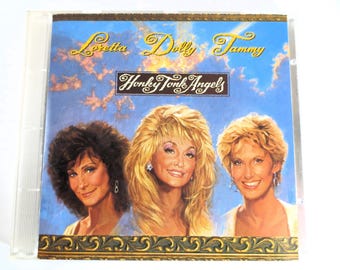 HONKY TONK ANGELS, Dolly Parton, Tammy Wynette, Loretta Lynn, Country Cd, 1993 Compact Disc