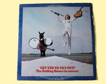 ROLLING STONES, Get Yer Ya Ya's Out, Vintage Album, 1970 Record, Vinyl Lp