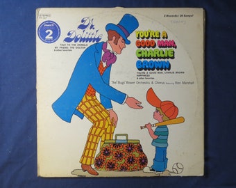 Dr. Dolittle y Charlie Brown LP de vinilo: Álbum infantil de 1973