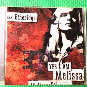 Vintage Cds, MELISSA ETHERIDGE, YES I Am, Melissa Etheridge Cd, Blues Rock Cd, Rock Cd, Classic Rock Cd, Rock Lp, Cds, 1993 Compact Disc
