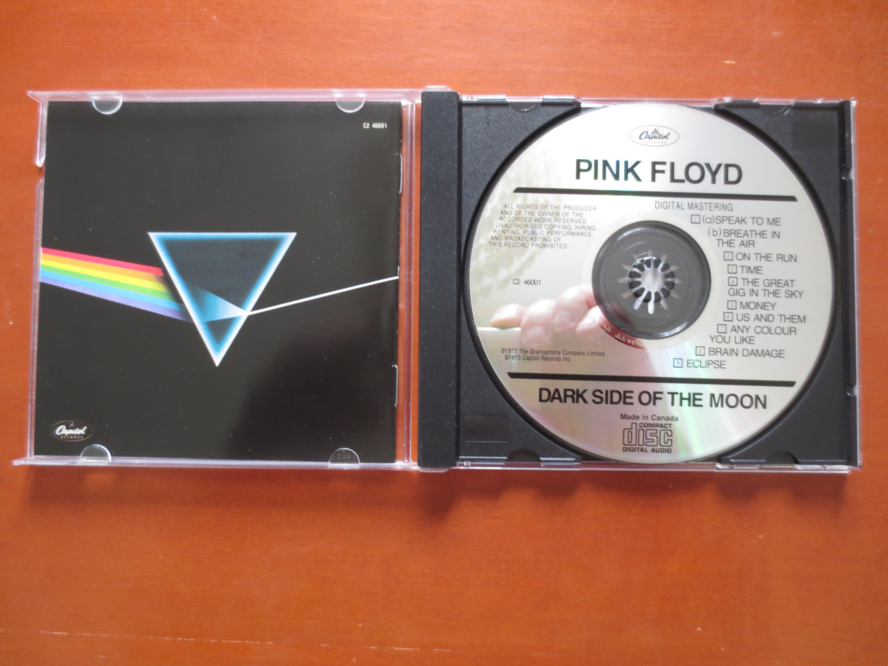 Buy Vintage Cd's, PINK FLOYD, DARK Side of the Moon, Pink Floyd Cd