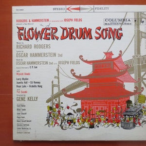 FLOWER DRUM SONG, Broadway Records, Vintage Vinyl, Record Vinyl, Records, Vinyl Record, Theater Album, Vinyl, Vintage Records, 1958 Records