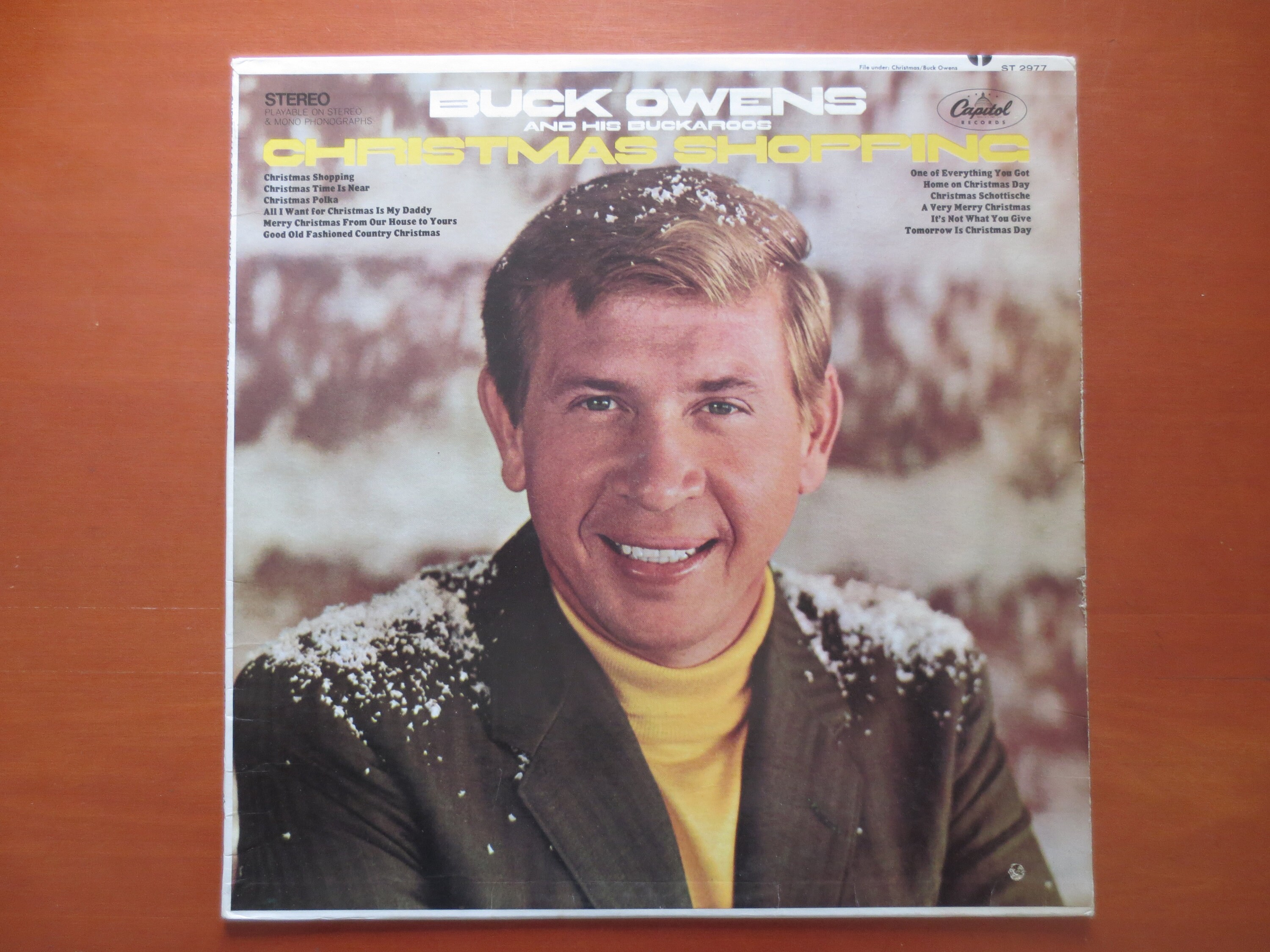 Vintage Records BUCK OWENS CHRISTMAS Shopping Buck Owens Etsy