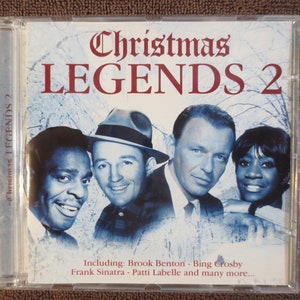 Vintage-CD&#39;s, CHRISTMAS LEGENDS Cd, Christmas Legends 2, Feiertage Cd, Bing Crosby Cd, Frank Sinatra Cd, Patti Labelle Cd, Brook Benton Cd