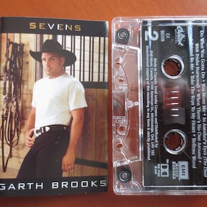 Vintage Cassette, GARTH BROOKS, SEVENS Album, Garth Brooks Album, Garth Brooks Tape, Country Cassette, Music Cassette, 1997 Cassette