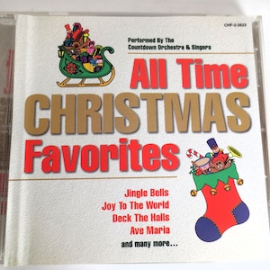 Vintage Cd, All Time CHRISTMAS FAVORITES, Carols, Christmas Album, Christmas Carols, Christmas Hymns, Choirs, Christmas Cd, Christmas Music