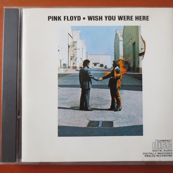 Vintage Cd's, PINK FLOYD, WISH You Were Here, Pink Floyd Cd, Pink Floyd Album, Pink Floyd Music, Pink Floyd Song, Rock Cd, 1986 Compact Disc