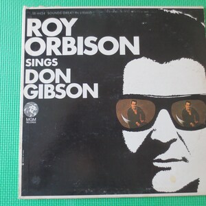 ROY ORBISON, SINGS, Don Gibson, Vintage Vinyl, Roy Orbison Records, Roy Orbison Albums, lps, Vinyl Pop, Vintage Record, Vinyl, 1966 Records