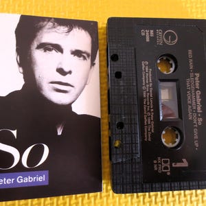 Kassette Tape, PETER GABRIEL, So, PETER Gabriel Tape, Peter Gabriel Album, Peter Gabriel Hits, Peter Gabriel Song, Rock Album, 1986 Kassette