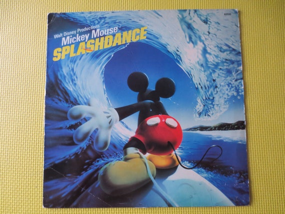 Mickey Mouse Splashdance Vinyl Record - 1983 Disneyland LP - Etsy