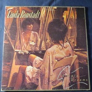 Vintage Records, LINDA RONSTADT, Simple DREAMS, Linda Ronstadt Album, Linda Ronstadt Lp, Country Record, Vinyl Record, Lps, 1977 Records
