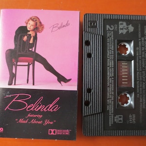 Cassette Tapes, BELINDA CARLISLE, BELINDA, Pop Music Cassette, Belinda Carlisle lp, Pop Music, Tape Cassette, Pop Cassette, Cassette Music