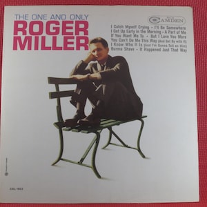 ROGER MILLER, The ONE and Only, Country Records, Roger Miller Record, Roger Miller Album, Roger Miller Lp, Vintage Records, Lp, 1965 Records