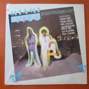 ヴィンテージレコード、マイアミ・バイス、未開封ニューアルバム、マイアミ・バイス LP、レコード、レコード、レコード、レコード、レコードLP、ポップミュージックレコード、1985年レコード