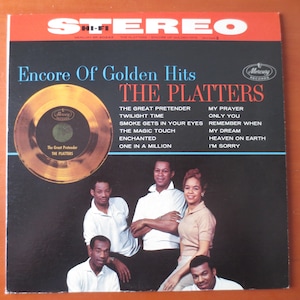 Vintage Records, The PLATTERS, GOLDEN HITS Album, Vintage Vinyl, The Platters Vinyl, The Platters Record, The Platters Lp, Lps, 1960 Records
