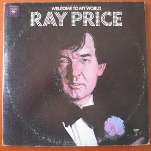 RAY PRICE, WELCOME to My World, Ray Price Records, Ray Price Albums, Country Albums, Country Music, Country, Vintage Records, 1971 Records,