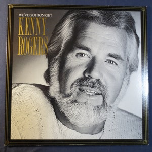 KENNY ROGERS, We&#39;ve Got Tonight, Country Records, Kenny Rogers Record, Kenny Rogers Album, Kenny Rogers Lp, Vintage Records, 1983 Records
