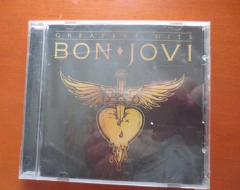 Vintage Cd's, BON JOVI, GREATEST Hits, Bon Jovi Cd, Bon Jovi Lp, Rock Cd, Classic Rock Cd, Bon Jovi Album, Rock Lp, Vintage Compact Disc