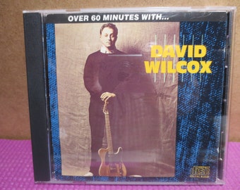 DAVID WILCOX, Over 60 Minutes With..., 1987 Compact Disc, Vintage Cd