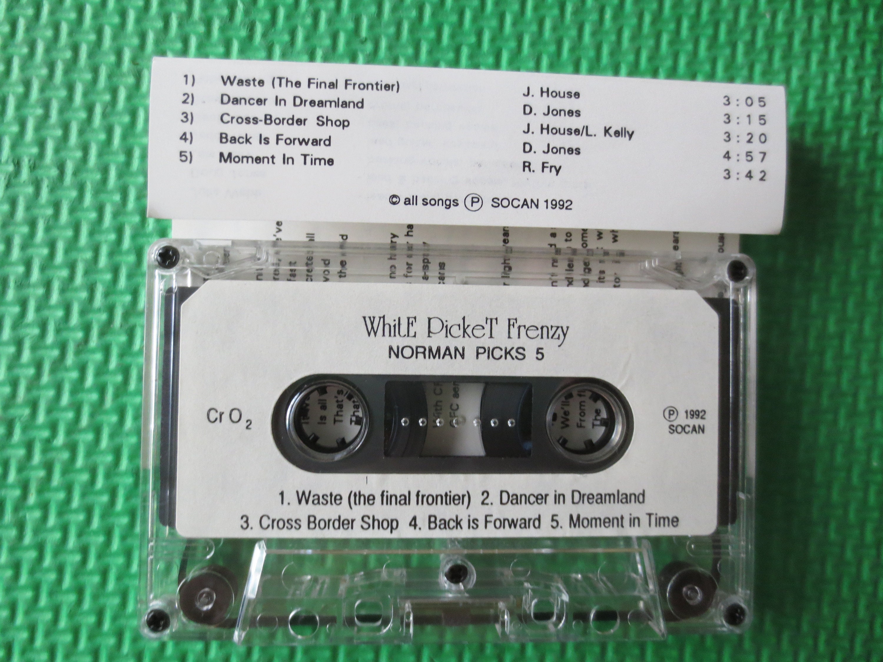 WHITE PICKET FRENZY、Norman Picks Five、1992年カセットテープ 