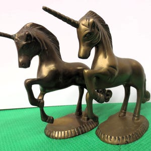 Vintage Brass, UNICORN, Brass UNICORN, Brass Art, UNICORN Art, Brass Figurines, Brass, Unicorn Figurine, Brass Sculpture, Brass Animals