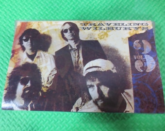 TRAVELING WILBURYS, Volume 3, Rock Music, 1990 Cassette Tape, Vintage Cassette
