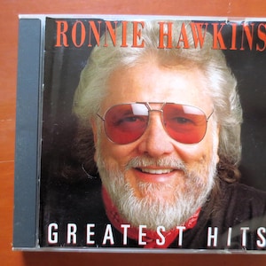 Vintage Cd&#39;s, RONNIE HAWKINS, GREATEST Hits, Ronnie Hawkins Cd, Ronnie Hawkins Lp, Vintage Compact Disc, Music Cd, Pop Cd, 1989 Compact Disc