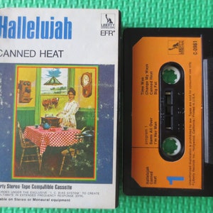 Kassettenbänder, HALLELUJAH, Dosenwärmeband, Dosenwärmekassette, Tonbandkassette, Rock-Kassette, Rockbänder, 1969 Kassette