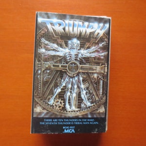Cassette Tapes, TRIUMPH Tape, THUNDER Seven Tape, TRIUMPH Album, Triumph Music, Triumph Song, Tape Cassette, Rock Cassette, 1984 Cassette
