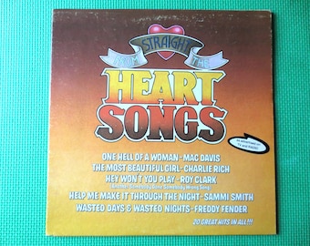 Straight From The Heart Songs - 1976 Vintage Vinyl Record