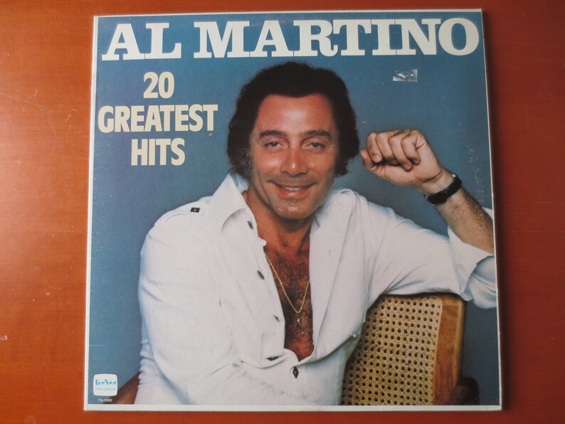 Vintage Records, AL MARTINO Record, 20 GREATEST Hits, Al Martino Album, Al Martino Vinyl, Al Martino Lp, Vinyl, Vinyl Albums, 1977 Records image 1