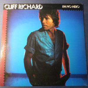 CLIFF RICHARD, I&#39;m No HERO, Cliff Richard Record, Cliff Richard Album, Cliff Richard Lp, Rock Records, Lps, Vintage Records, 1980 Records
