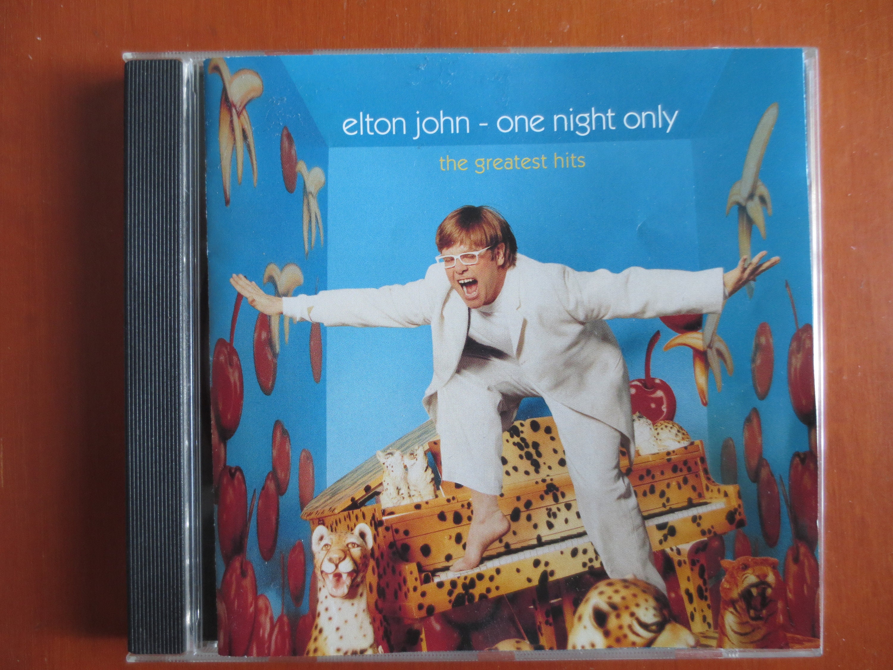 rare CD sleeve ELTON JOHN ONE NIGHT blue eyes NIKITA sacrifice BELIEVE sad  songs