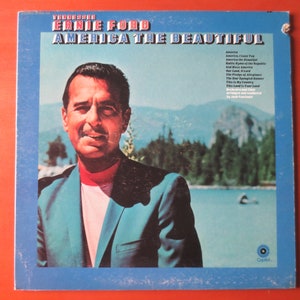 Vintage Records, TENNESSEE ERNIE FORD, America the Beautiful, Folk Music, Vintage Vinyl, Record Vinyl, Records, Vinyl Records, 1970 Records