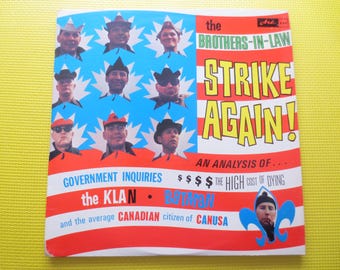 Álbum de comedia "Brothers-in-Law" en vinilo - Edición canadiense de 1966.