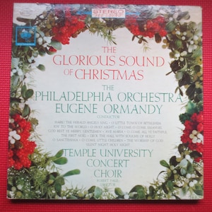 EUGENE Ormandy, GLORIOUS Sound of, CHRISTMAS, Christmas Record, Christmas Vinyl, Christmas Lp, Christmas Song, 1967 Records