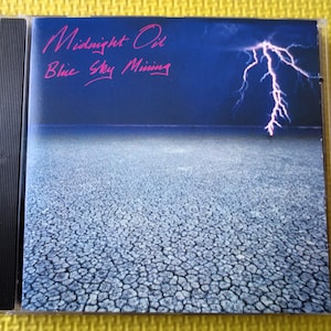 Vintage Cds, MIDNIGHT OIL, BLUE Sky Mining, Midnight Oil Cd, Rock Music Cd, Music Cd, Rock Cd, Pop Cd, Pop Music Cd, Cds, 1990 Compact Disc