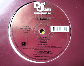 LL COOL J, Take It Off EP, Rap Album, 2000  Record, Vinyl Ep