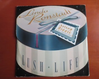 LINDA RONSTADT, LUSH Life, Vintage Album, 1986 Record, Vinyl Lp