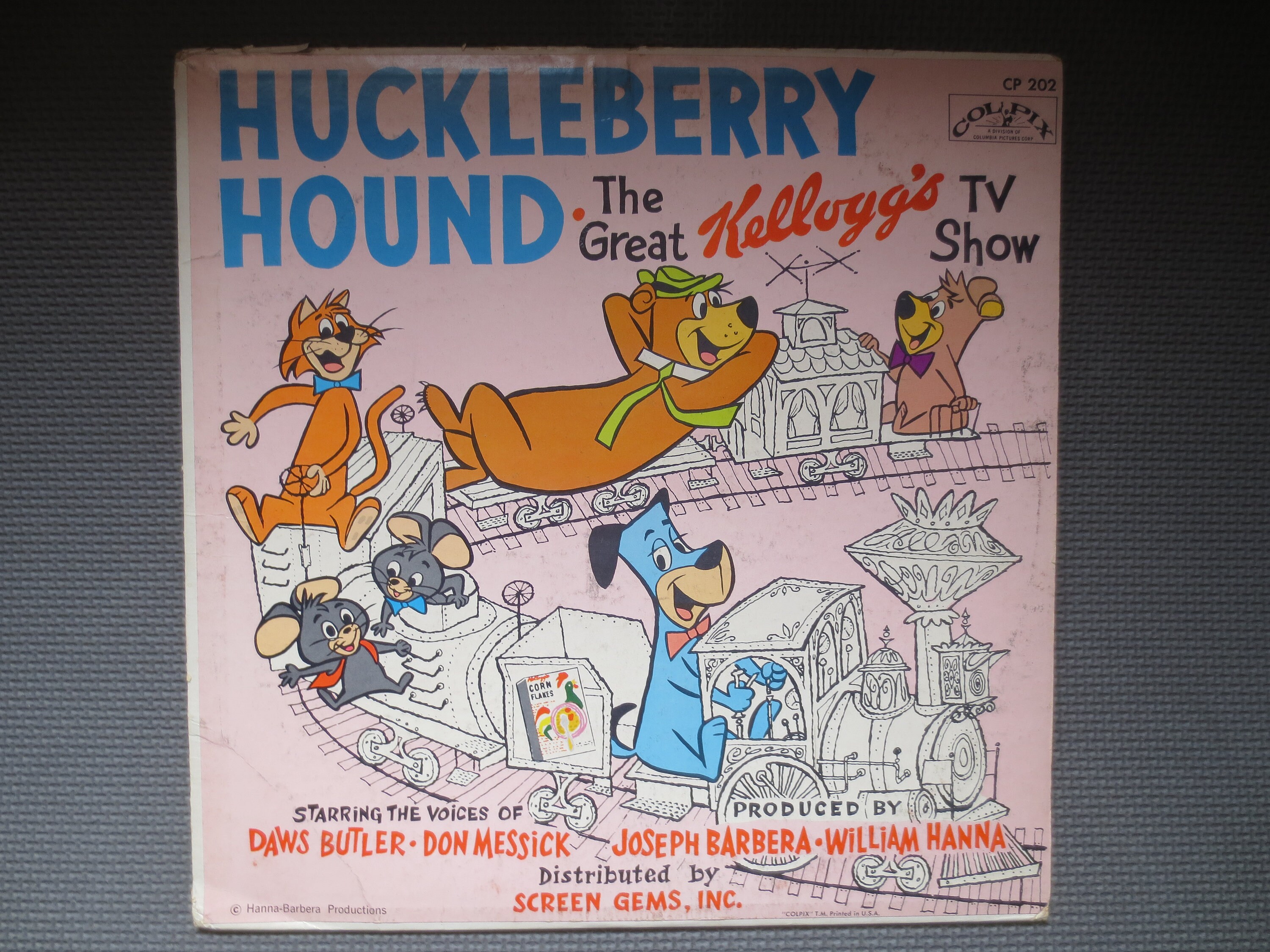 Vintage Huckleberry Hound Record: Kellogg's TV Show, 1959 - Etsy