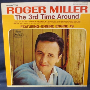 Vintage Records, ROGER MILLER Record, The 3rd Time Around, Roger Miller Album, Roger Miller Vinyl, Roger Miller Lp, Vinyl Lp, 1965 Records