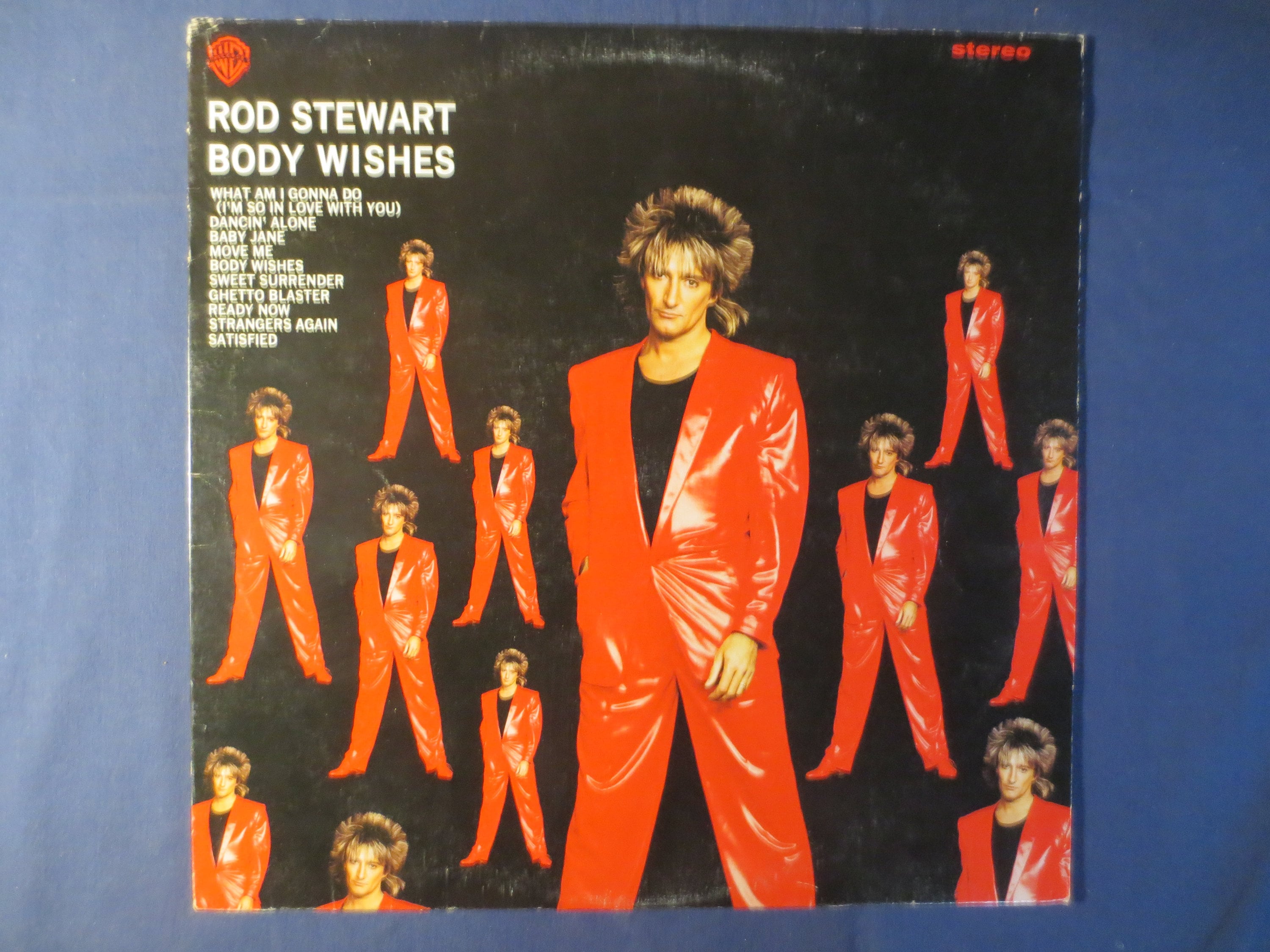 ROD STEWART, Body Wishes, Vintage Album, 1983 Record, Vinyl Lp 