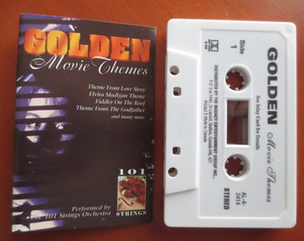 101 Strings Orchestra – Golden Movie Themes (1996) Cassette