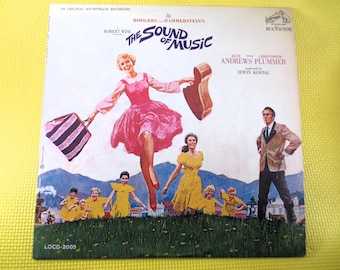 JULIE ANDREWS, The Sound of Music, Soundtrack Album, Vintage Album, 1965 Record, Vinyl Lp