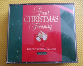 40 CHRISTMAS CLASSICS, 2 CHRISTMAS Disc's, 1991 Compact Disc, Vintage Cd