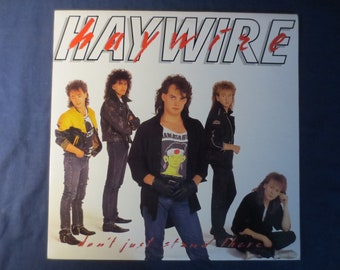 Disques vintage, HAYWIRE, Don't Just Stand There, POP Records, vinyle vintage, Disque vinyle, Disques, Disque vinyle, Album vinyle, Disques 1987